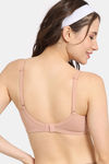 Rosaline Double Layered Non Wired 3/4th  Coverage T-Shirt Bra - Maple sugar — thumbnail 2